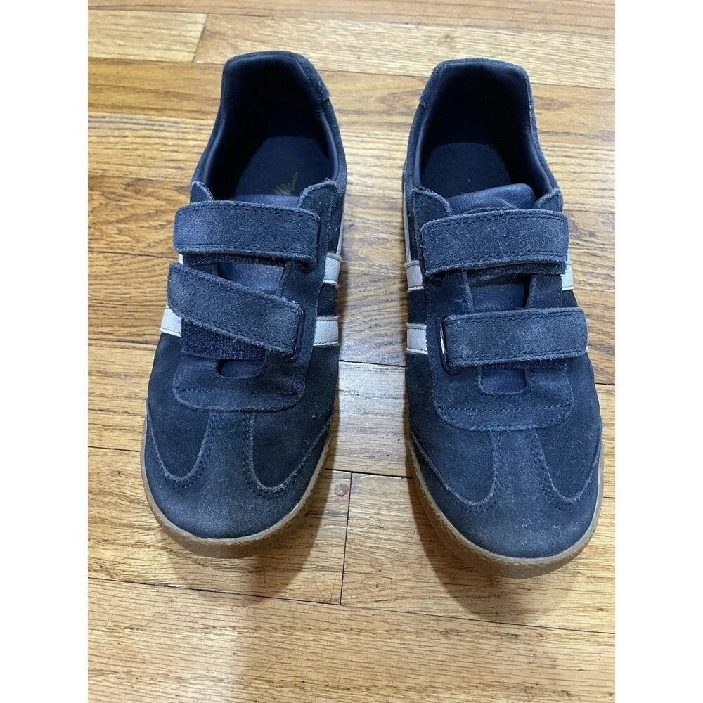 Gola Classics Harrier Vel 2 Strap Suede Unisex Sneakers Blue White US 4